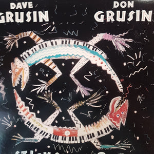 DAVE GRUSIN AND DON GRUSIN - STICKS AND STONES  (USED VINYL 1988 US M-/EX+)