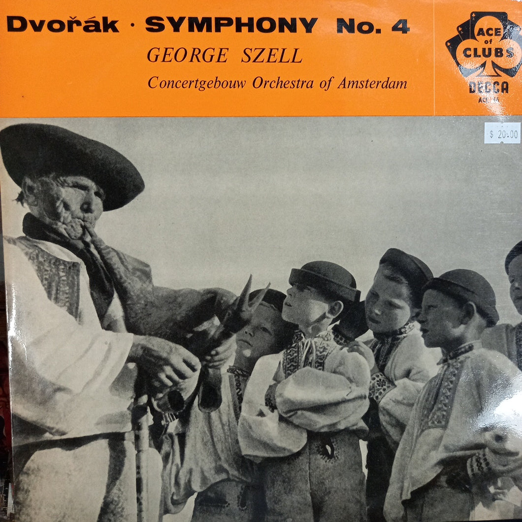 GEORGE SZELL - DVORAK SYMPHONY NO.4 (USED VINYL 1960 U.K. M- EX)