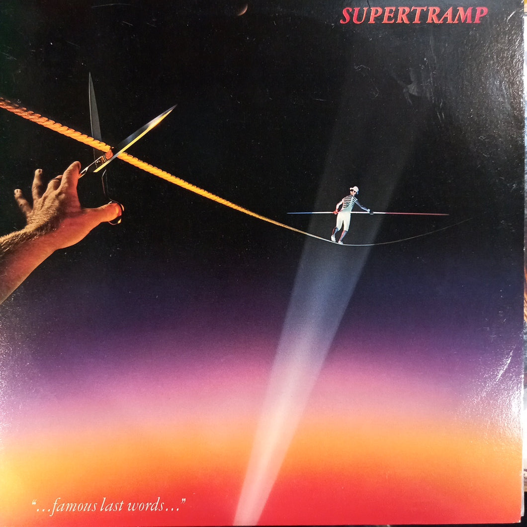 SUPERTRAMP - ...FAMOUS LAST WORDS... (USED VINYL 1982 U.S. M-/EX)