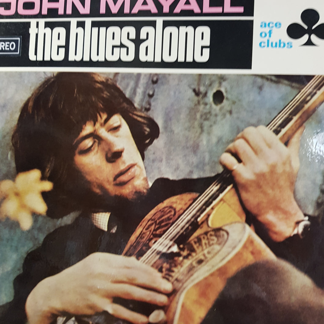 JOHN MAYALL - THE BLUES ALONE (USED VINYL 1967 AUS EX/EX)