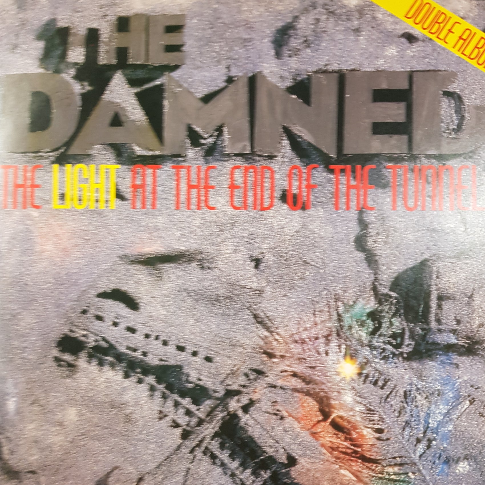 DAMNED - THE LIGHT AT THE END OF THE TUNNEL (2LP) (USED VINYL 1987 AUS M-/M-)