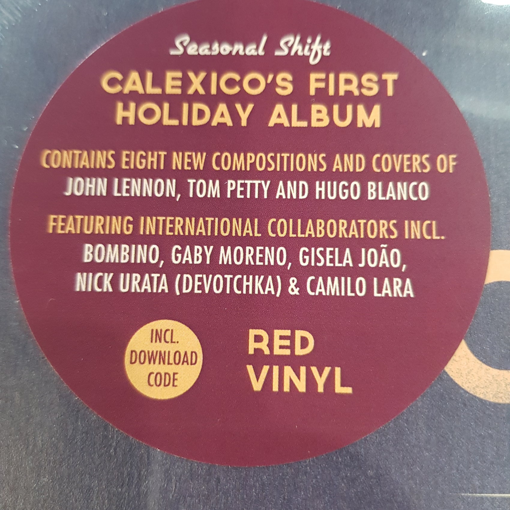 CALEXICO - SEASONAL SHIFT (RED COLOURED) VINYL