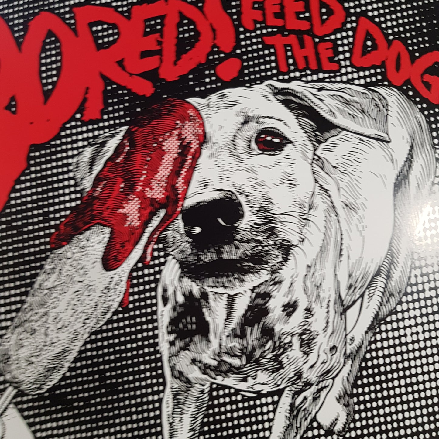 BORED - FEED THE DOG (RED AND YELLOW COLOURED) VINYL