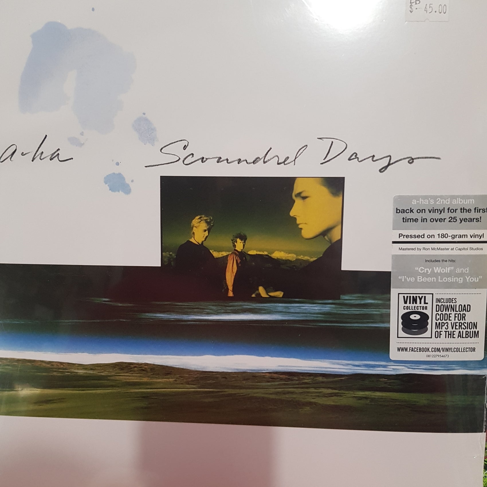 A-HA - SCOUNDREL DAYS VINYL