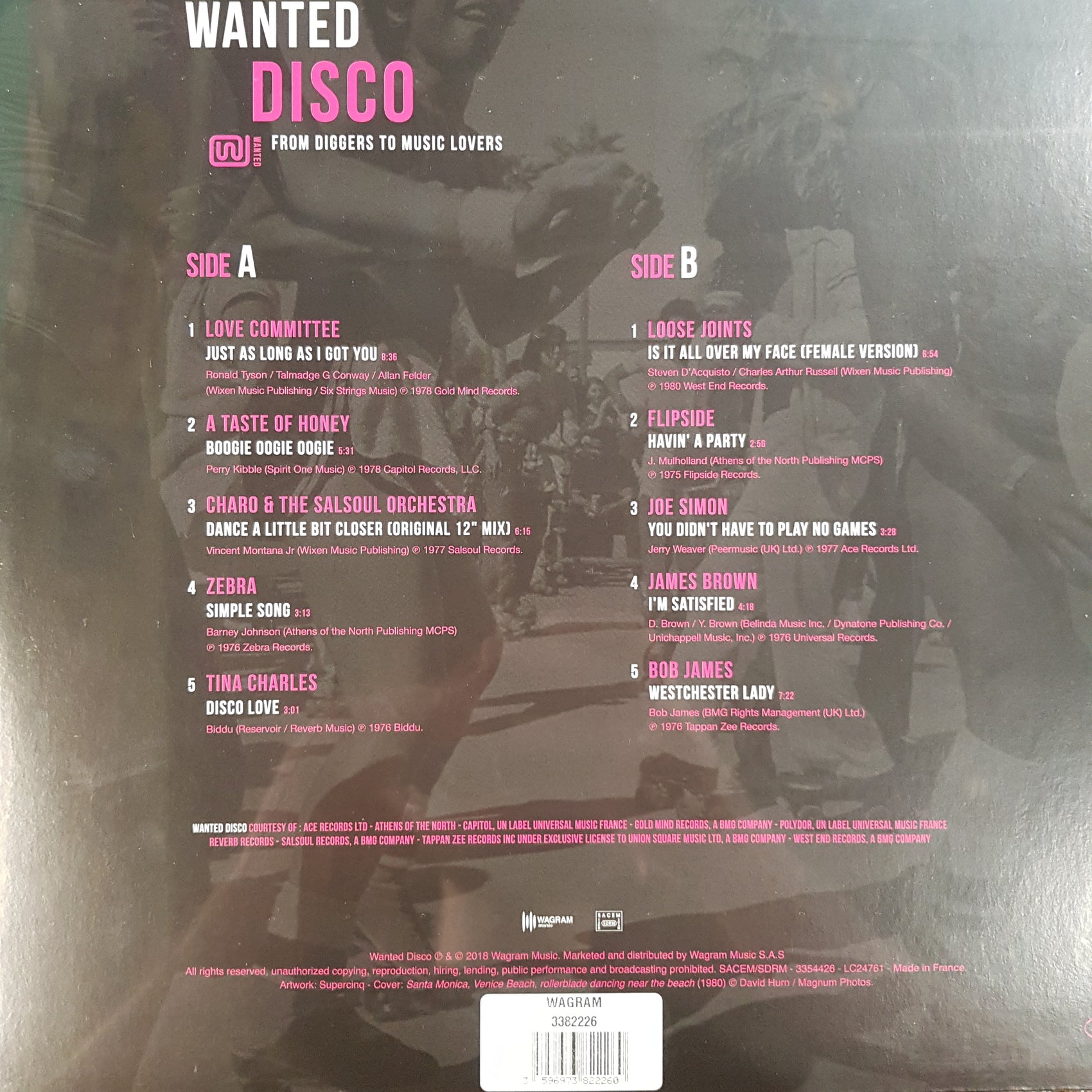 VARIOUS ARTISTS - WANTED DISCO VINYL