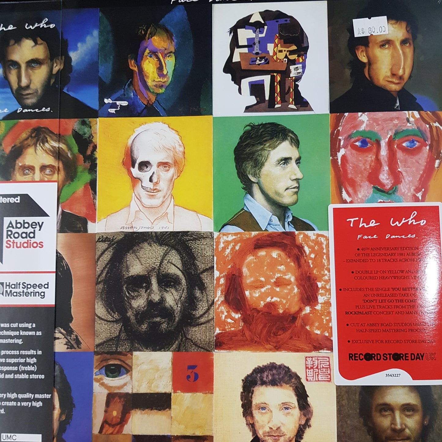 WHO - FACE DANCES (HALF SPEED ABBEY ROAD MASTERING) (YELLOW AND BLUE COLOURED) (RSD 2021 UK) (2LP) VINYL