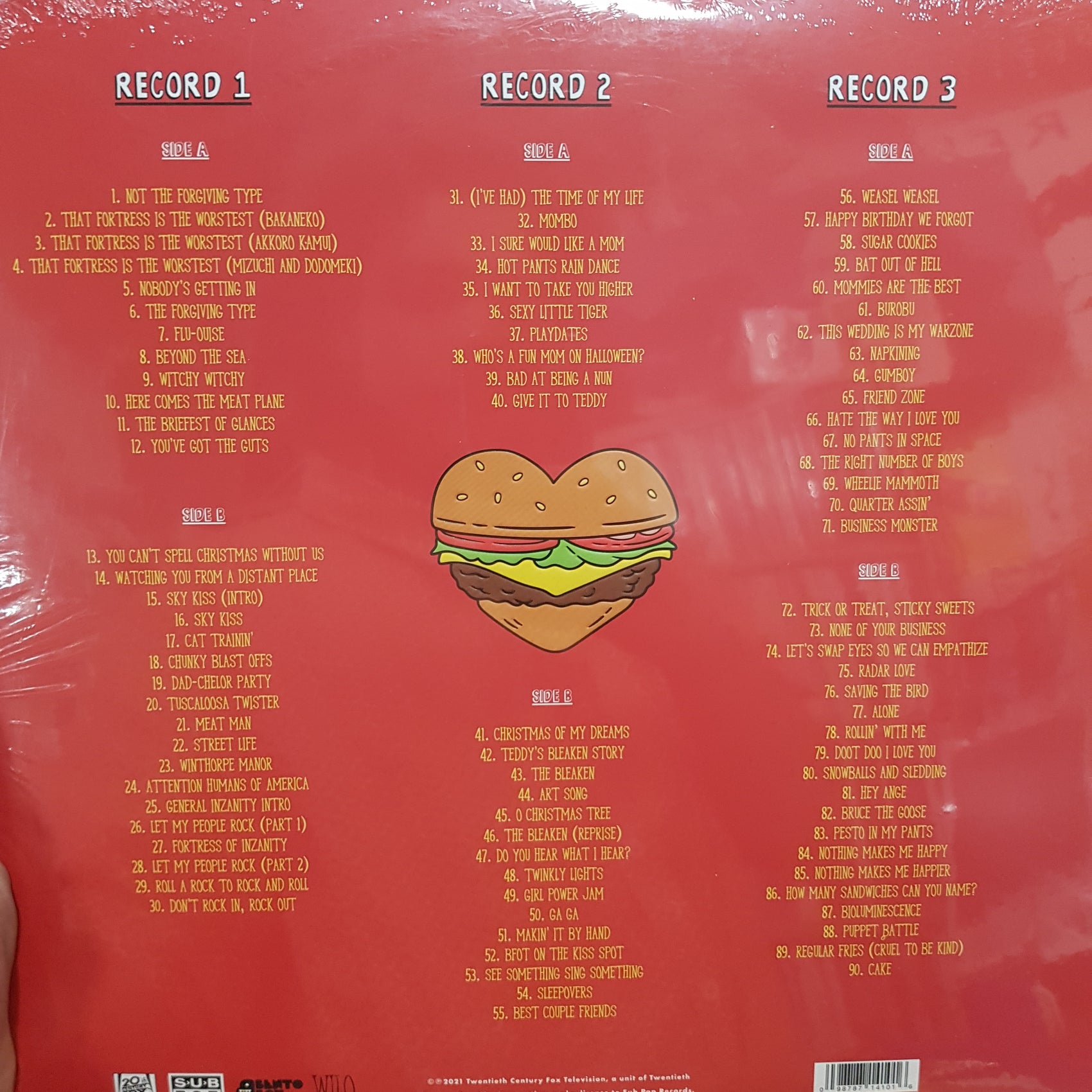 BOB'S BURGERS - MUSIC ALBUM VOL. 2 (3LP) VINYL