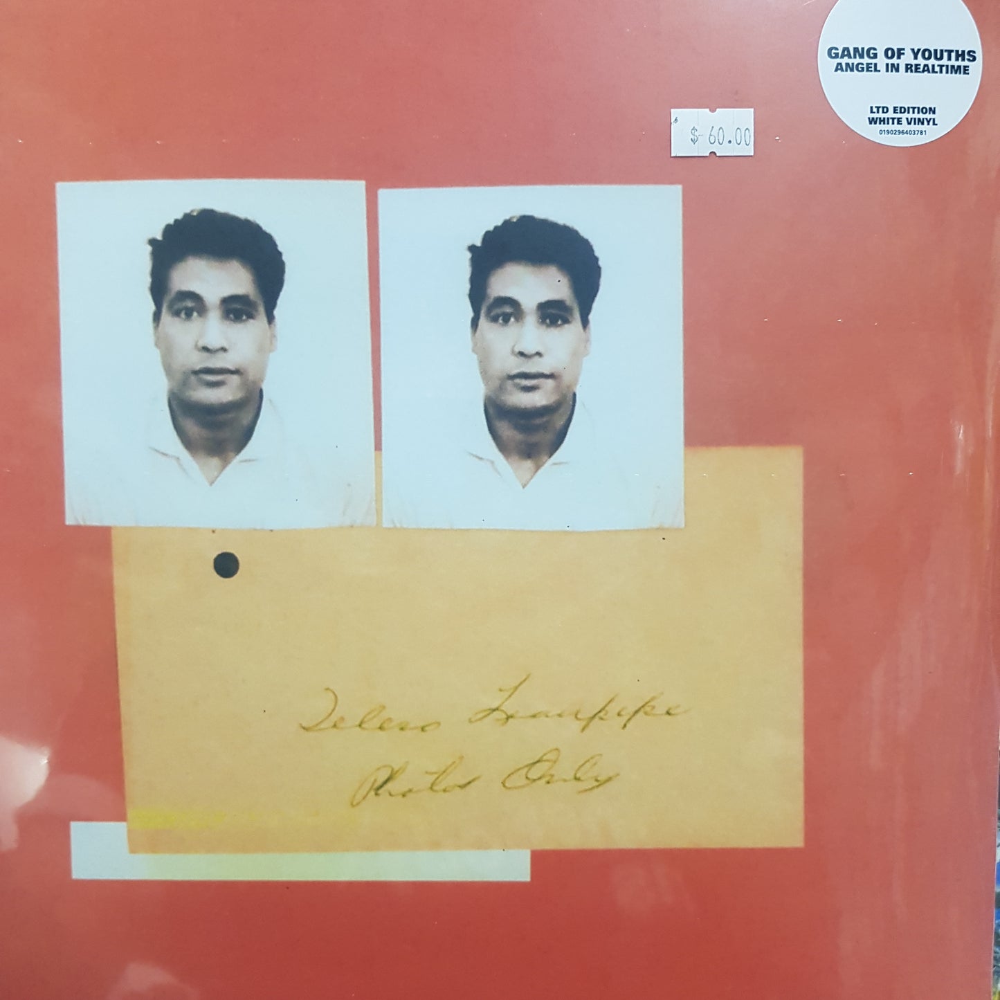 GANG OF YOUTHS - ANGEL IN REALTIME (WHITE COLOURED) (2LP) VINYL
