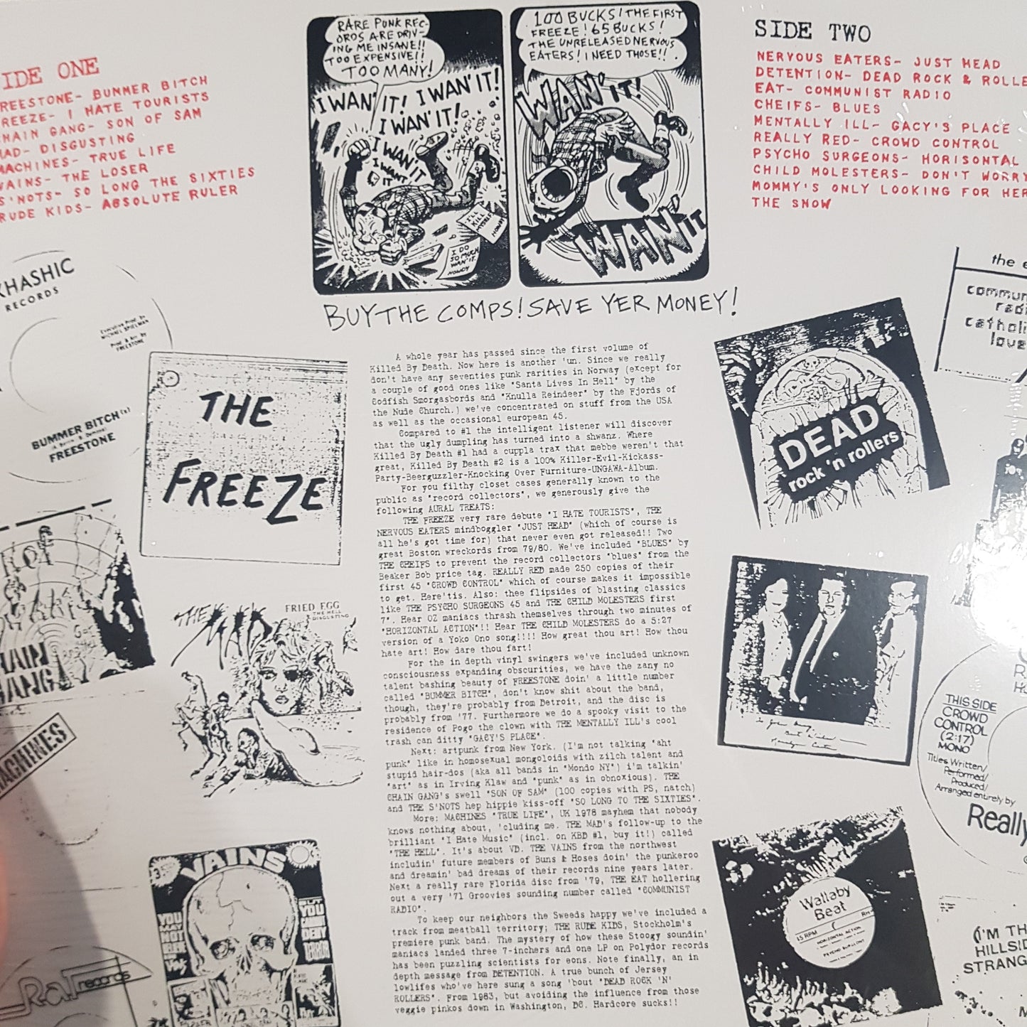 VARIOUS ARTISTS - KILLED BY DEATH VOL 2 VINYL