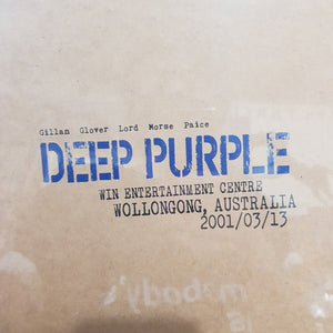 DEEP PURPLE - LIVE AT WIN ENTERTAINMENT CENTRE AT WOLLONGONG, AUS 13/03/2001(3LP) (BLUE COLOURED) (5000 COPIES) VINYL