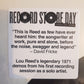 LOU REED - IM SO FREE: THE 1971 RCA DEMOS VINYL RSD 2022