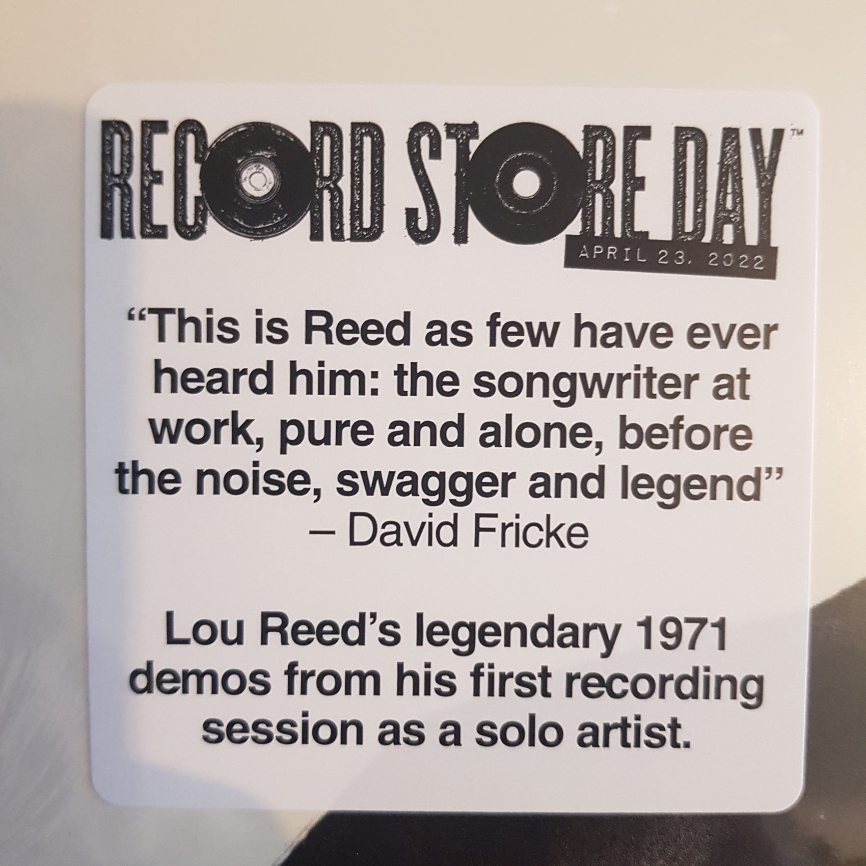 LOU REED - IM SO FREE: THE 1971 RCA DEMOS VINYL RSD 2022