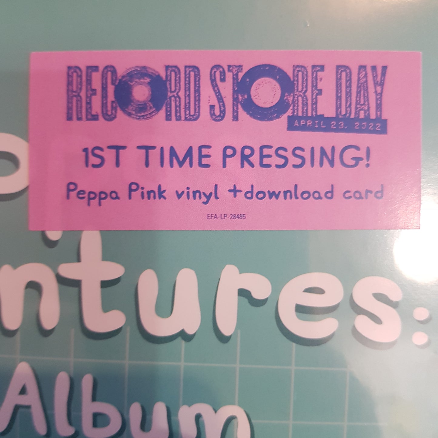 PEPPA PIG- PEPPA'S ADVENTURES: THE ALBUM (PINK COLOURED) VINYL RSD 2022