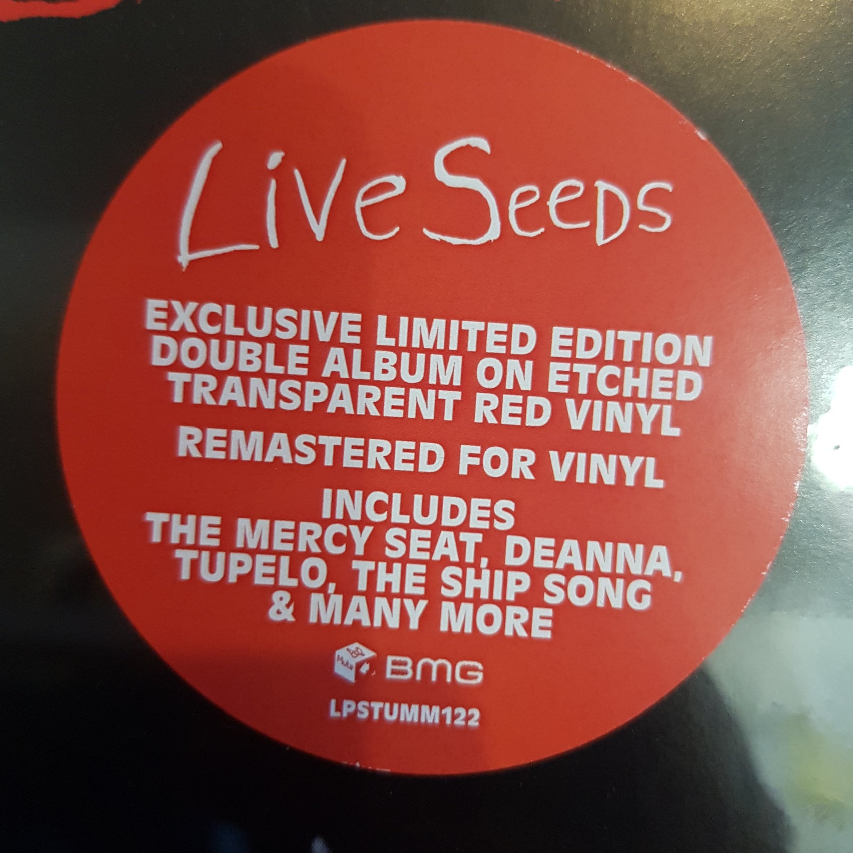 NICK CAVE AND THE BAD SEEDS - LIVE SEEDS (RED COLOURED ETCHED) (2LP) VINYL RSD 2022