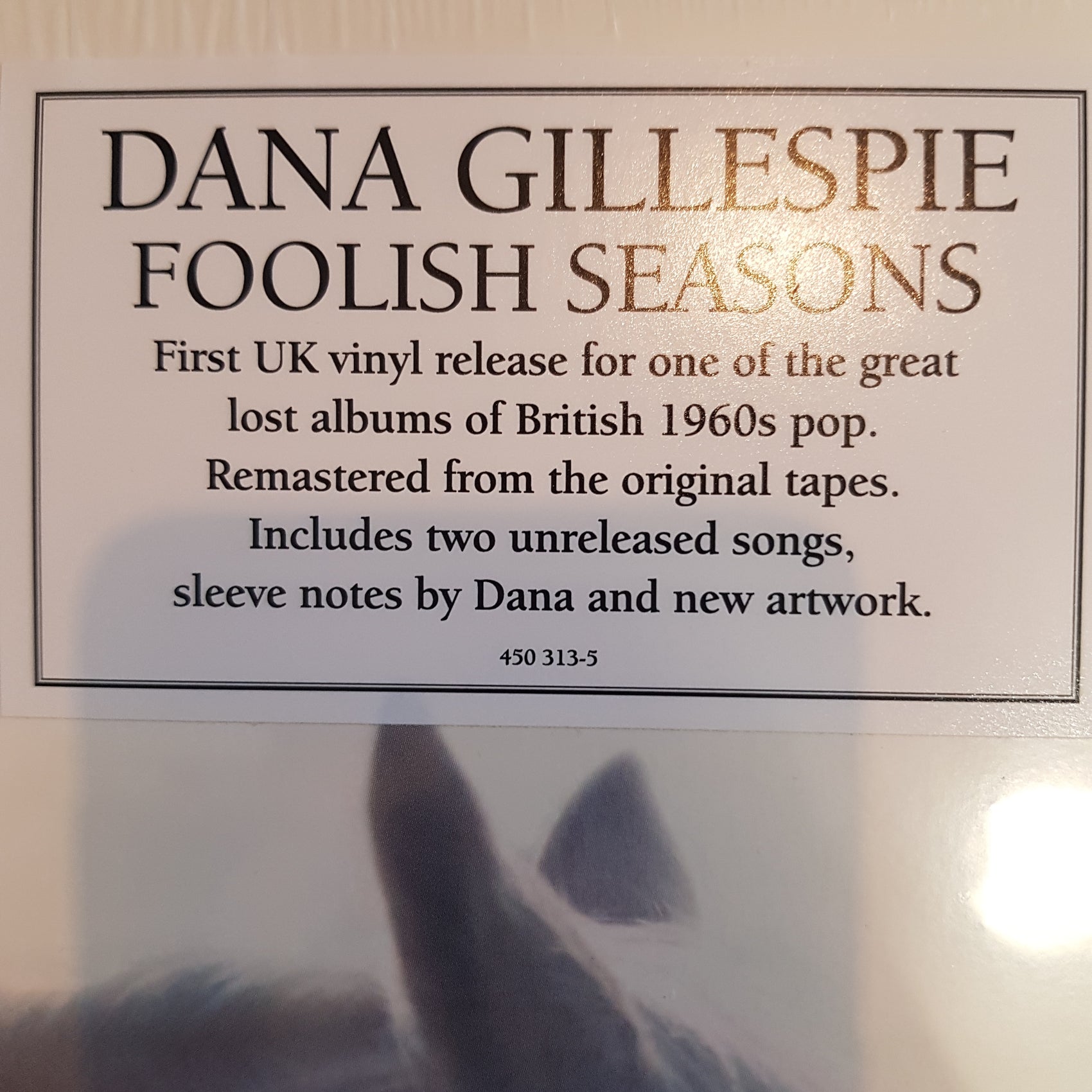 DANA GILLESPIE - FOOLISH SEASONS VINYL RSD 2022 (USED VINYL M- M-)