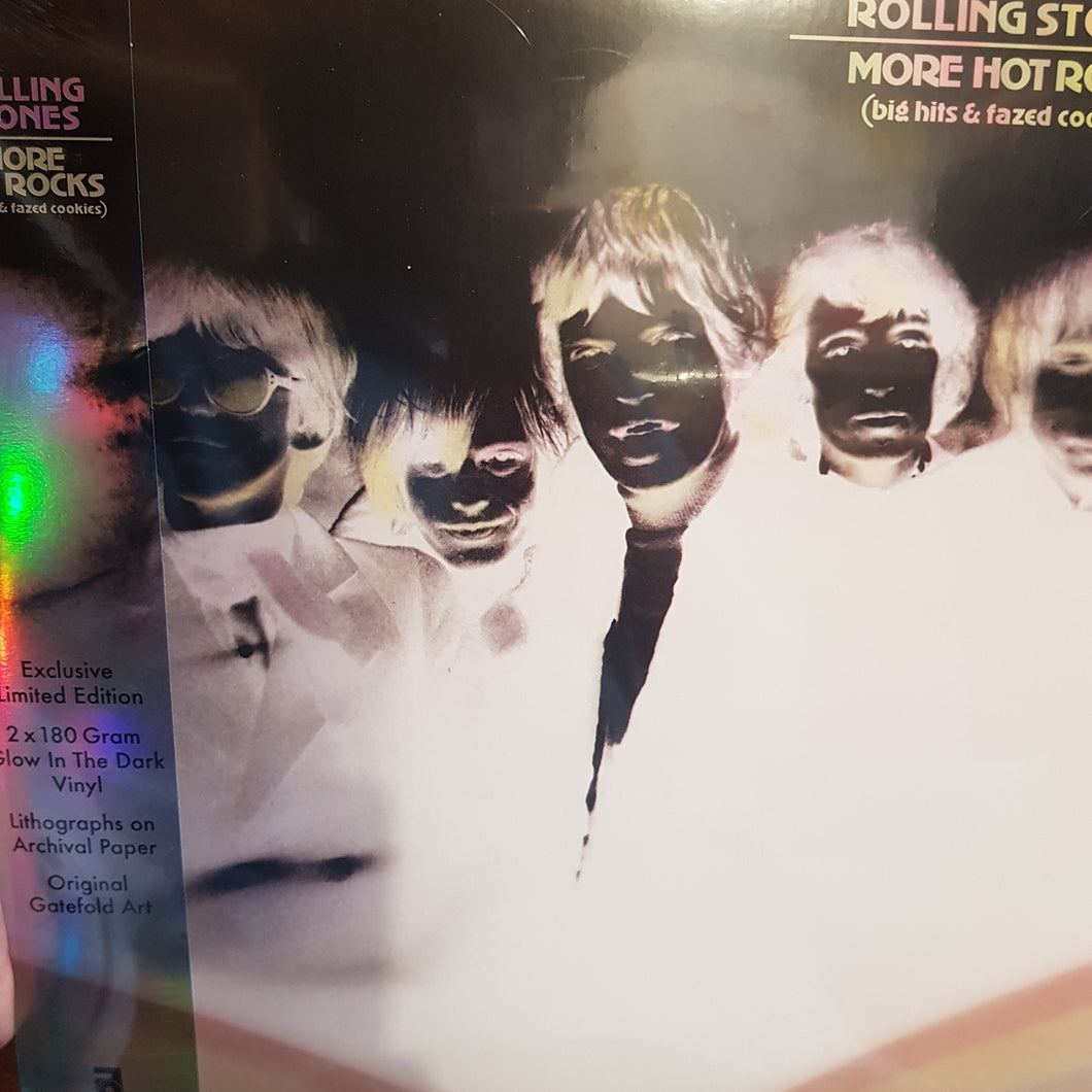 ROLLING STONES - MORE HOT ROCKS: BIG HITS AND FAZED COOKIES (GLOW IN THE DARK COLOURED) (2LP) VINYL RSD 2022