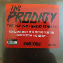 Load image into Gallery viewer, PRODIGY - THE DAY IS MY ENEMY REMIXES ( RED COLOURED) VINYL RSD 2022
