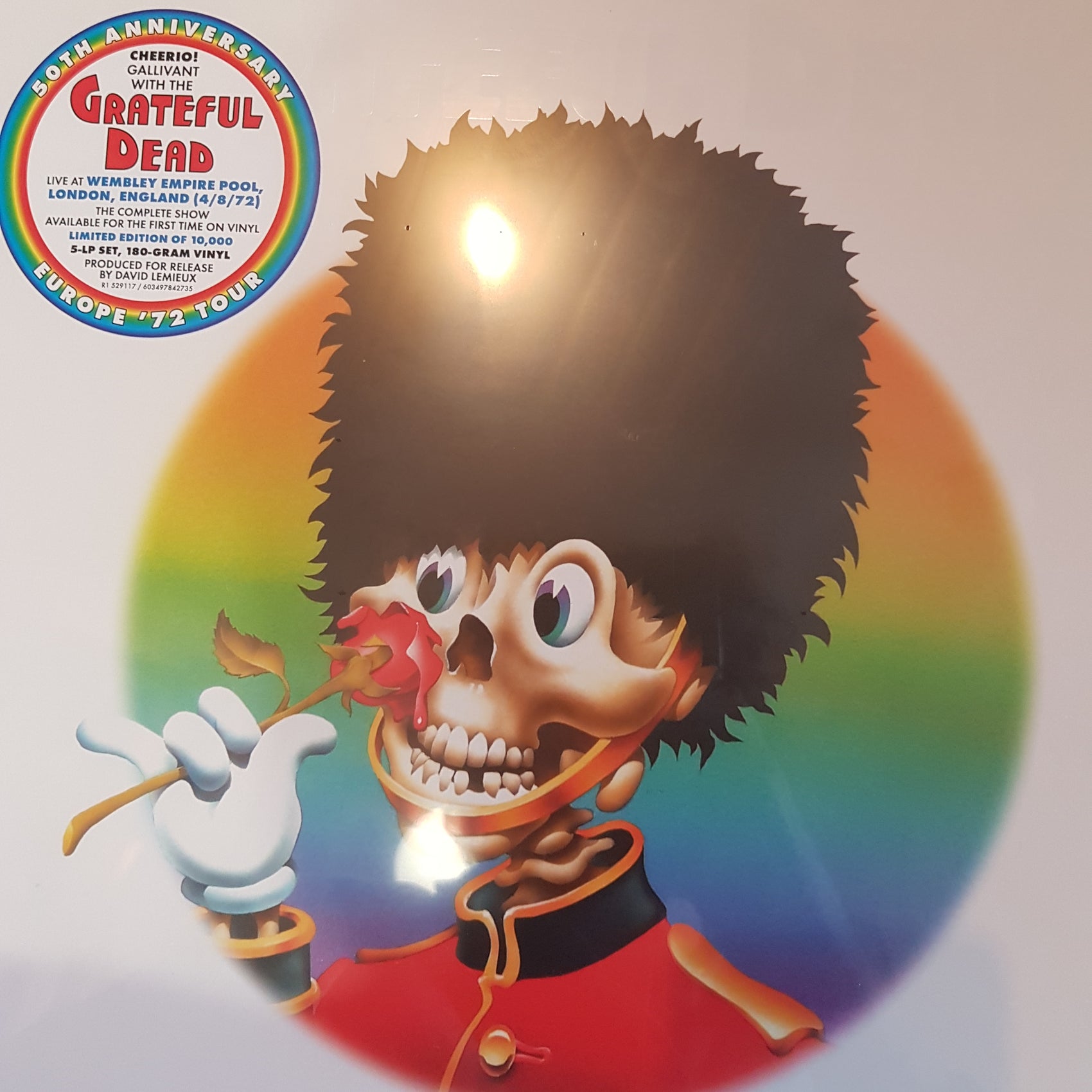 GRATEFUL DEAD - WEMBLEY EMPIRE POOL, LONDON, ENGLAND 4/8/72 BOX SET (5LP) VINYL RSD 2022