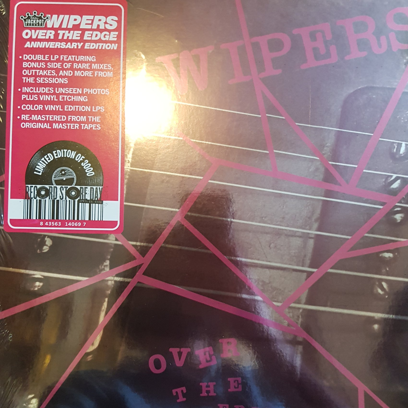 WIPERS - OVER THE EDGE (COLOURED) (2LP) VINYL RSD 2022