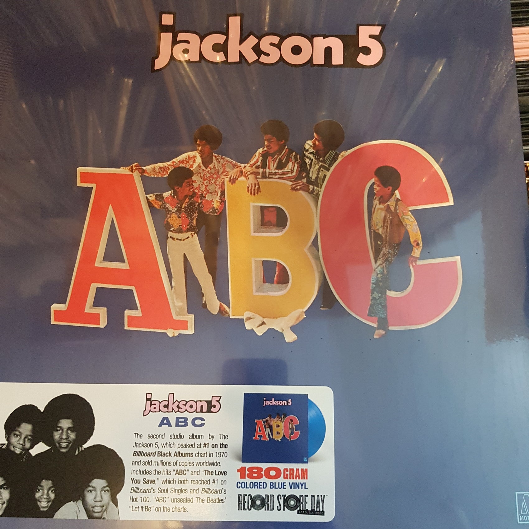JACKSON 5 - ABC (BLUE COLOURED) VINYL RSD 2022