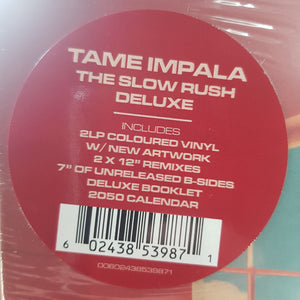 TAME IMPALA - SLOW RUSH (2x COLOURED LPs+ 2x 12" REMIXES + 7" B SIDES) VINYL BOX SET
