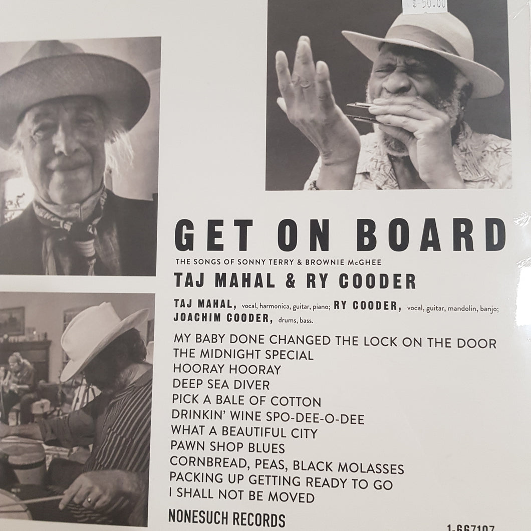 TAJ MAHAL & RY COODER - GET ON BOARD VINYL