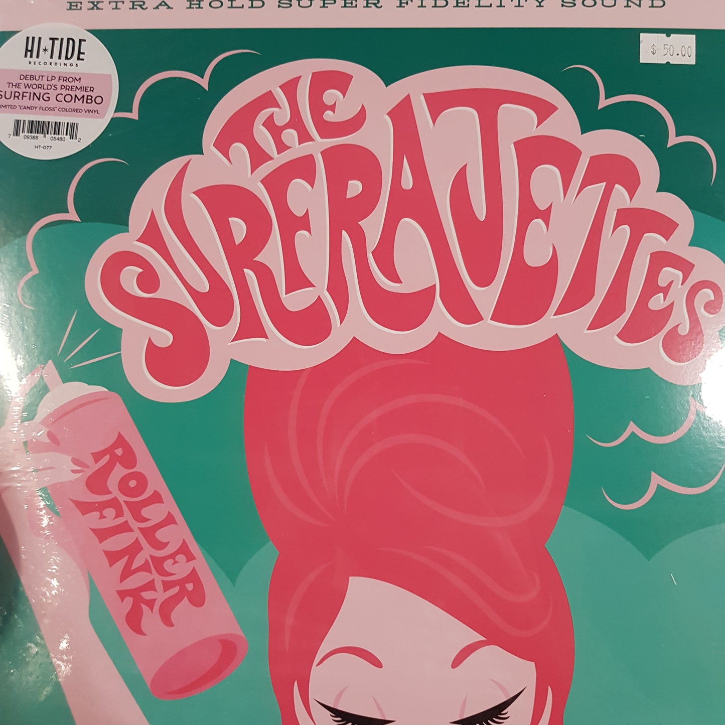 SURFRAJETTES - ROLLER FINK (COTTON CANDY COLOURED) VINYL