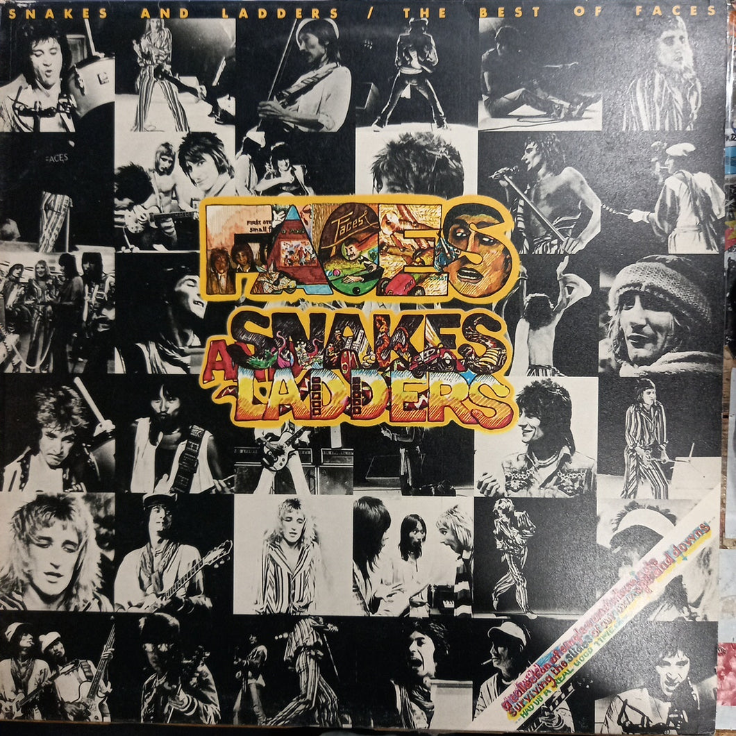 FACES - SNAKES AND LADDERS (USED VINYL 1976 U.K. EX+ EX+)