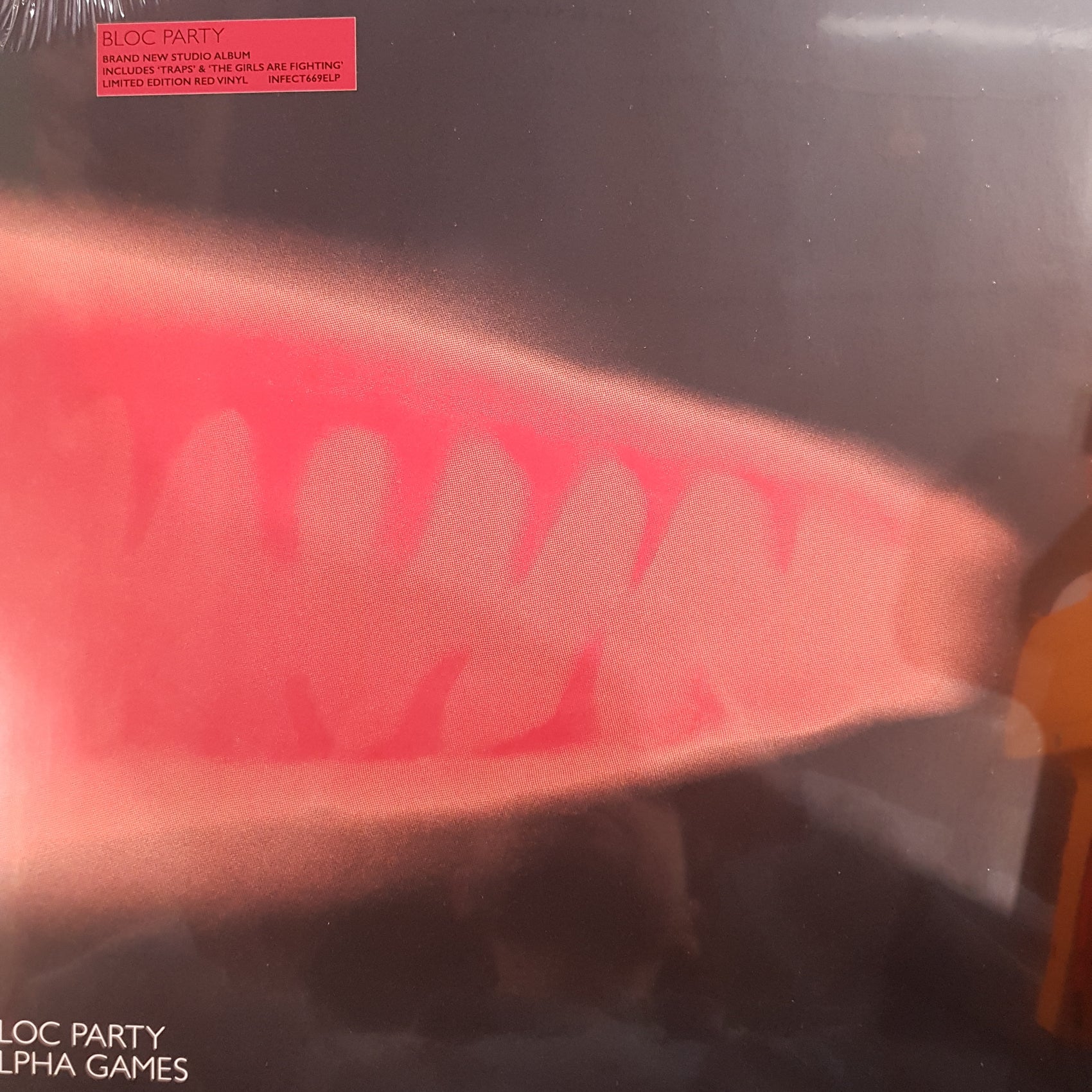 BLOC PARTY - ALPHA GAMES (RED COLOURED) VINYL
