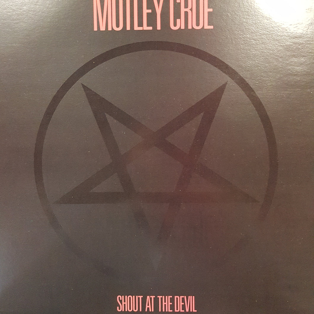 MOTLEY CRUE - SHOUT AT THE DEVIL (USED VINYL 1983 AUS EX+/EX+)