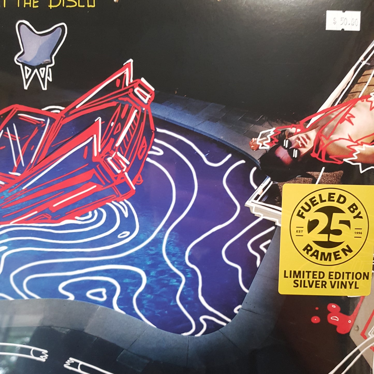 PANIC! AT THE DISCO - DEATH OF A BACHELOR (SILVER COLOURED) VINYL