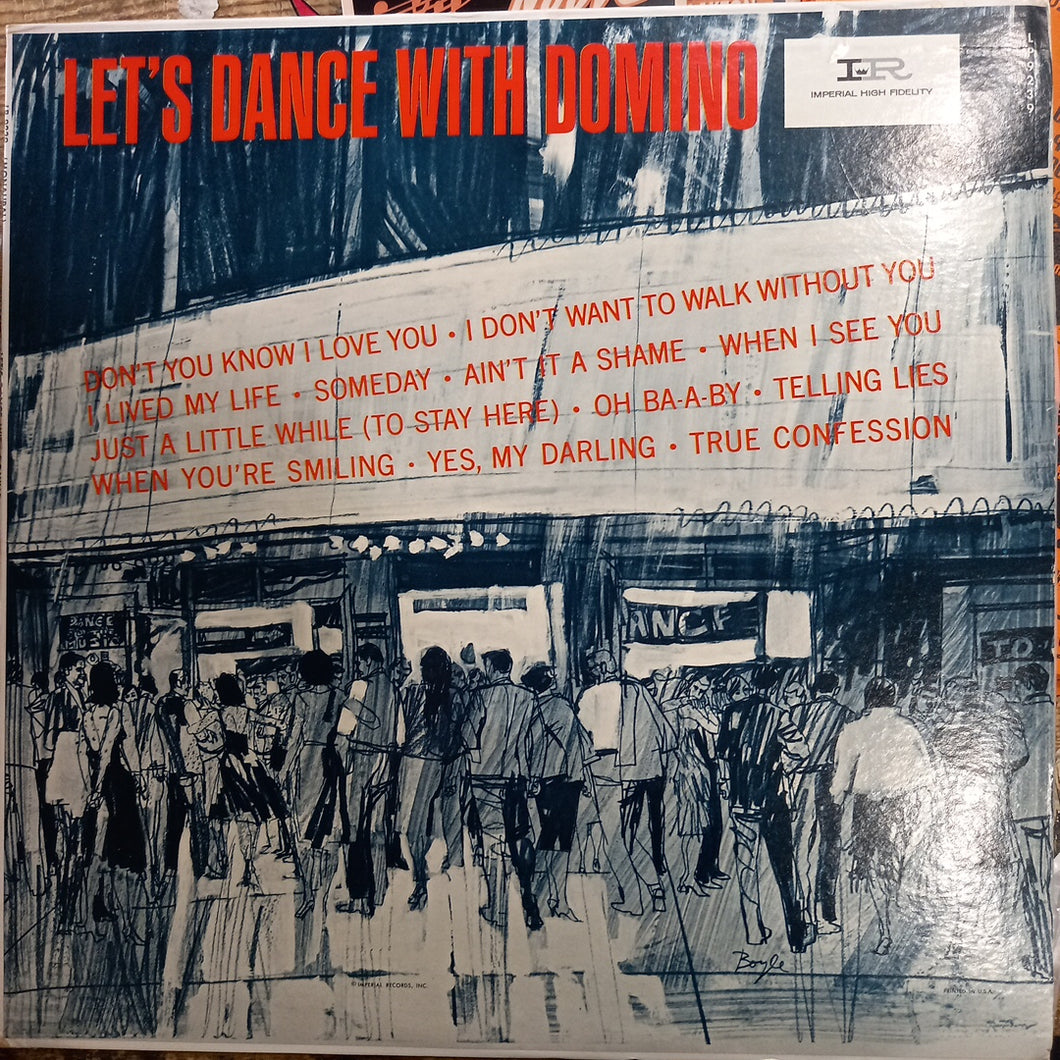 FATS DOMINO - LETS DANCE WITH DOMINO (USED VINYL 1963 U.S. M- EX+)