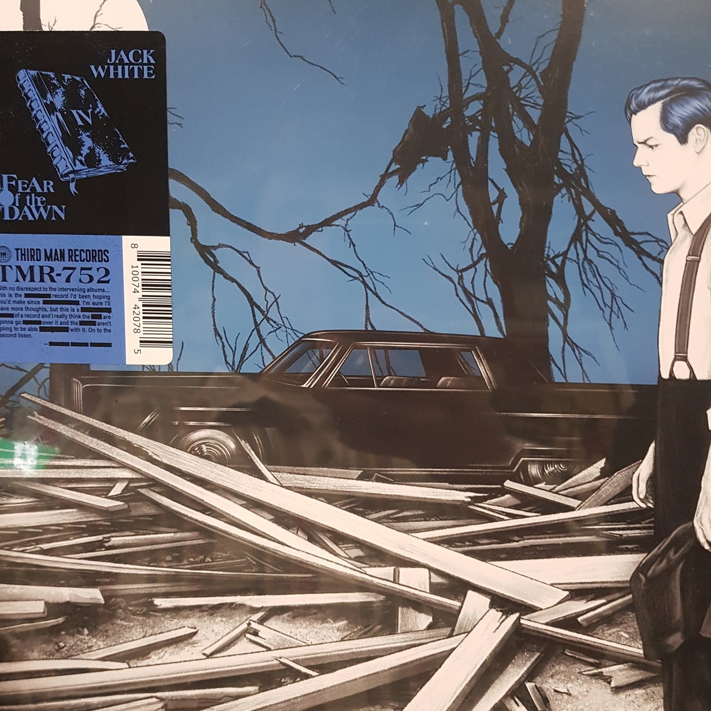 JACK WHITE - FEAR OF THE DAWN (BLUE COLOURED) VINYL