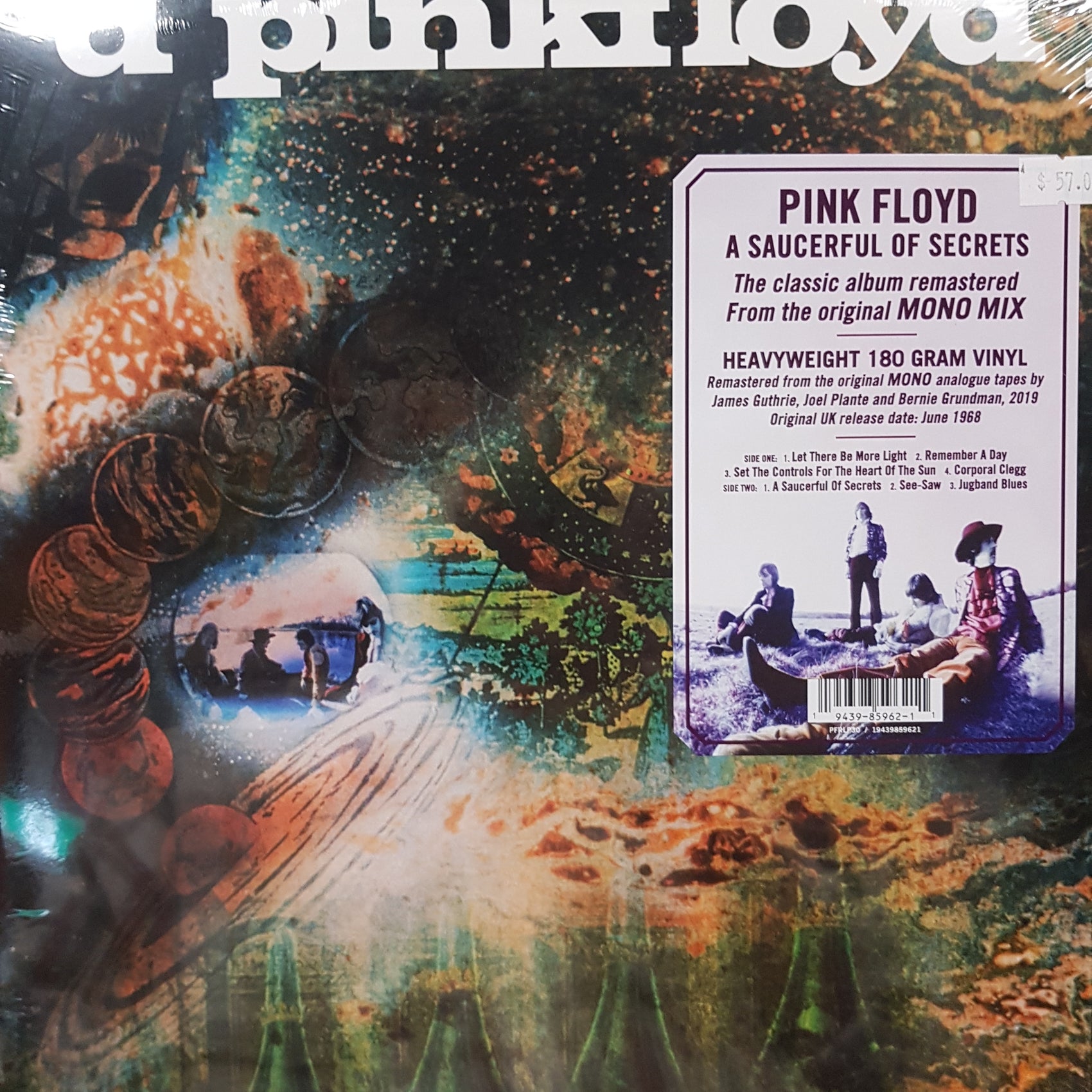 PINK FLOYD - A SAUCERFUL OF SECRETS (MONO) VINYL
