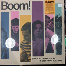 Load image into Gallery viewer, VARIOUS - BOOM! ITALIAN JAZZ SOUNDTRACKS AT THEIR FINEST (1959-69) VINYL
