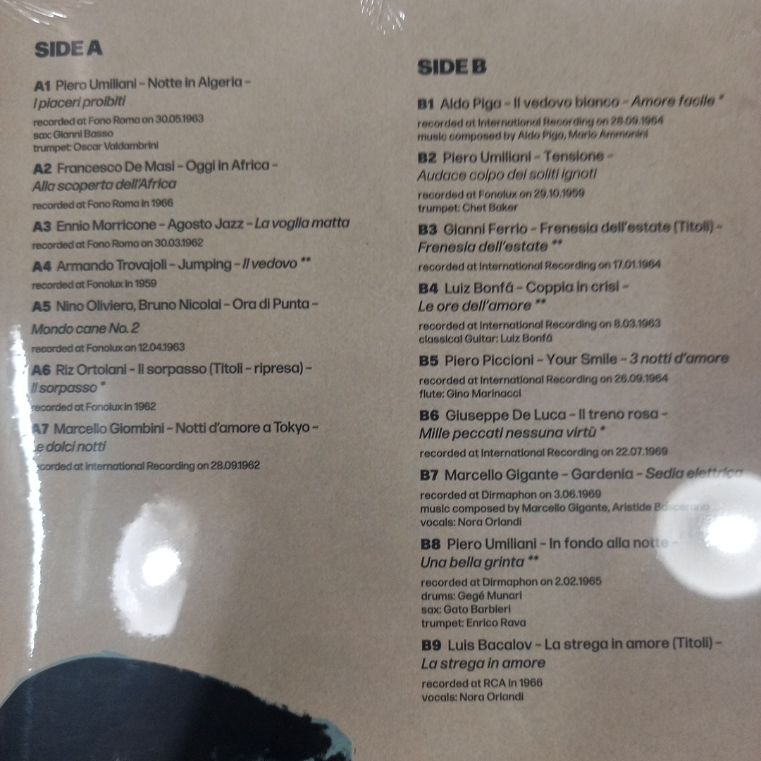 VARIOUS - BOOM! ITALIAN JAZZ SOUNDTRACKS AT THEIR FINEST (1959-69) VINYL