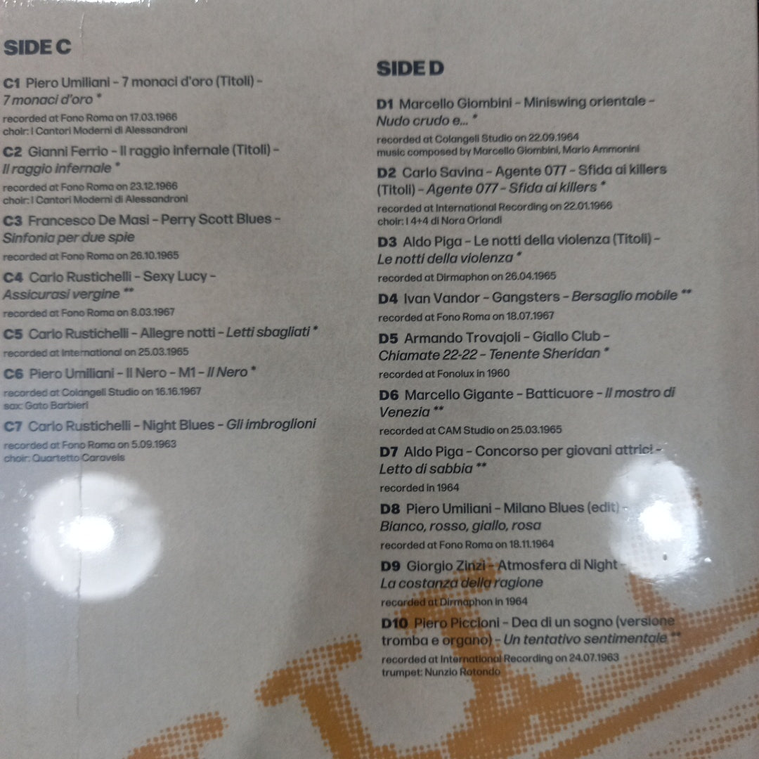 VARIOUS - BOOM! ITALIAN JAZZ SOUNDTRACKS AT THEIR FINEST (1959-69) VINYL