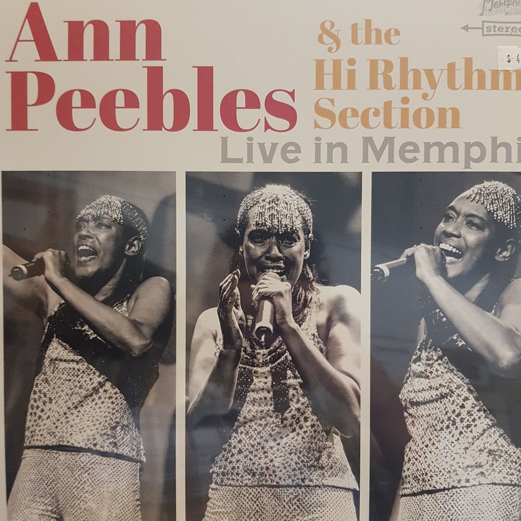 ANN PEEBLES AND THE HI RHYTHM SECTION - LIVE IN MEMPHIS VINYL