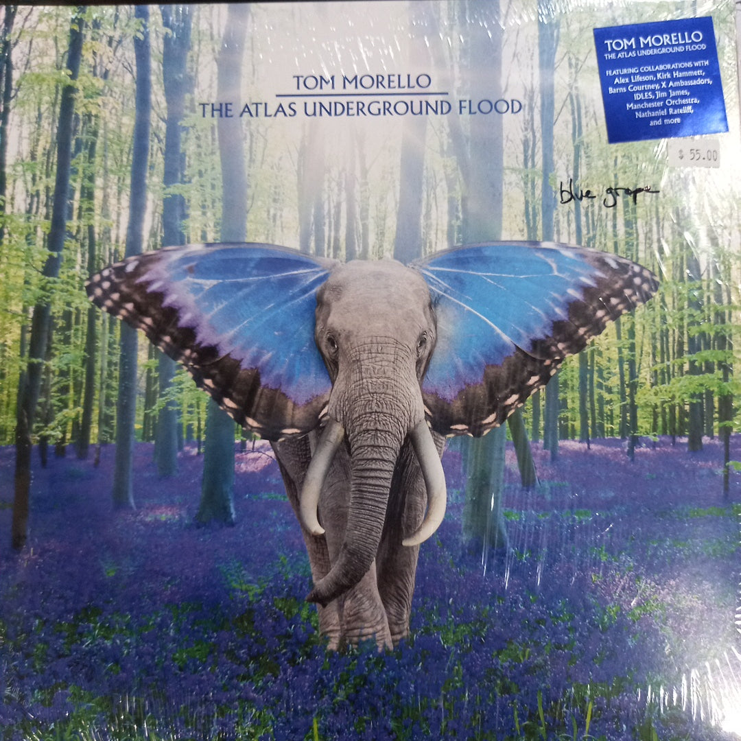 TOM MORELLO - THE ATLAS UNDERGROUND FLOOD (BLUE GRAPE) VINYL