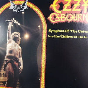 OZZY OSBOURNE - SYMPTOMS OF THE UNIVERSE (12") (USED VINYL 1982 UK M-/EX+)