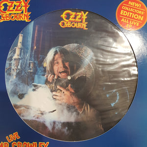 OZZY OSBOURNE - MR CROWLEY LIVE (12") (PIC DISC) (USED VINYL 1982 UK M-/EX+)