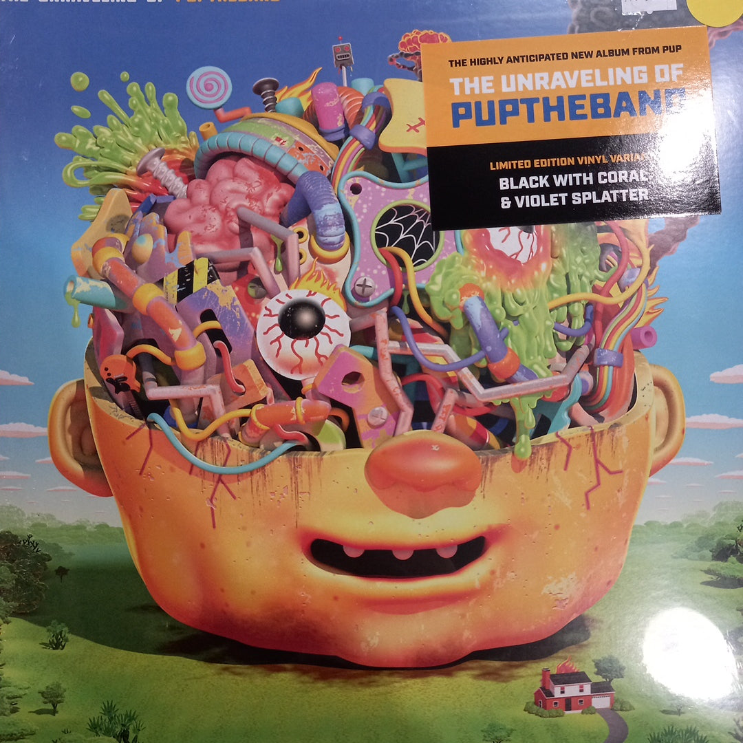 PUP - THE UNRAVELING OF PUPTHEBAND (BLACK WITH CORAL SPLATTER) VINYL