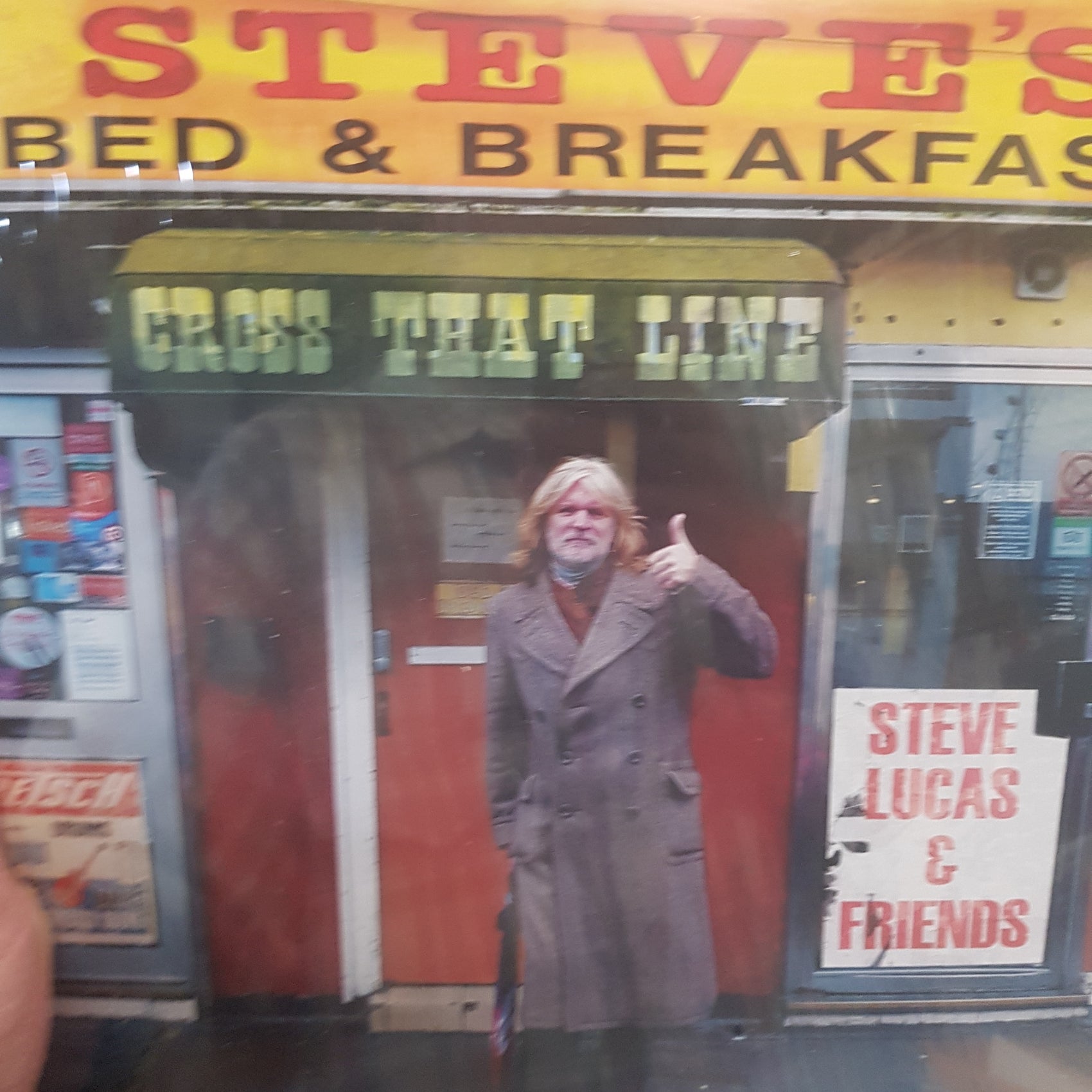 STEVE LUCAS - CROSS THAT LINE VINYL