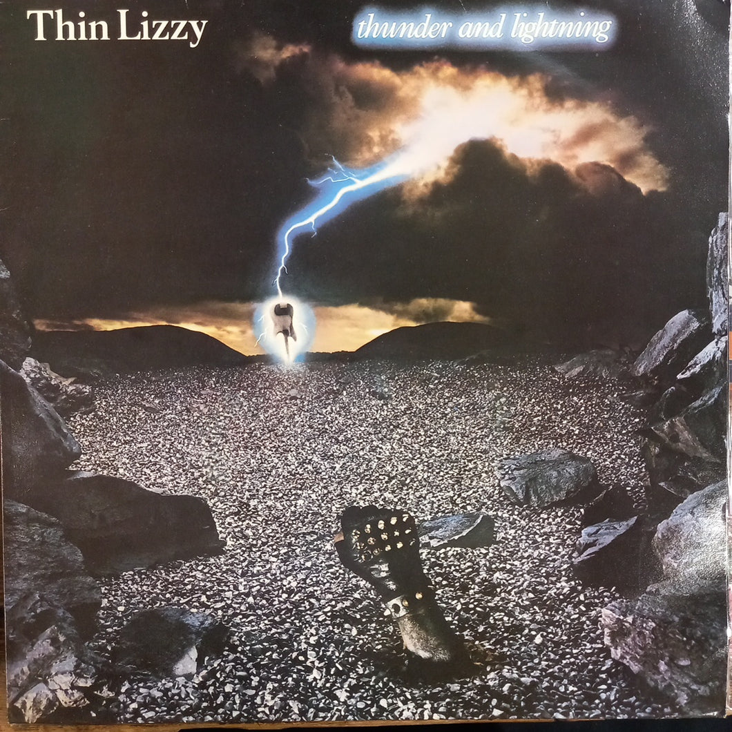 THIN LIZZY - THUNDER AND LIGHTNING (USED VINYL 1983 JAPANESE M-/M-)