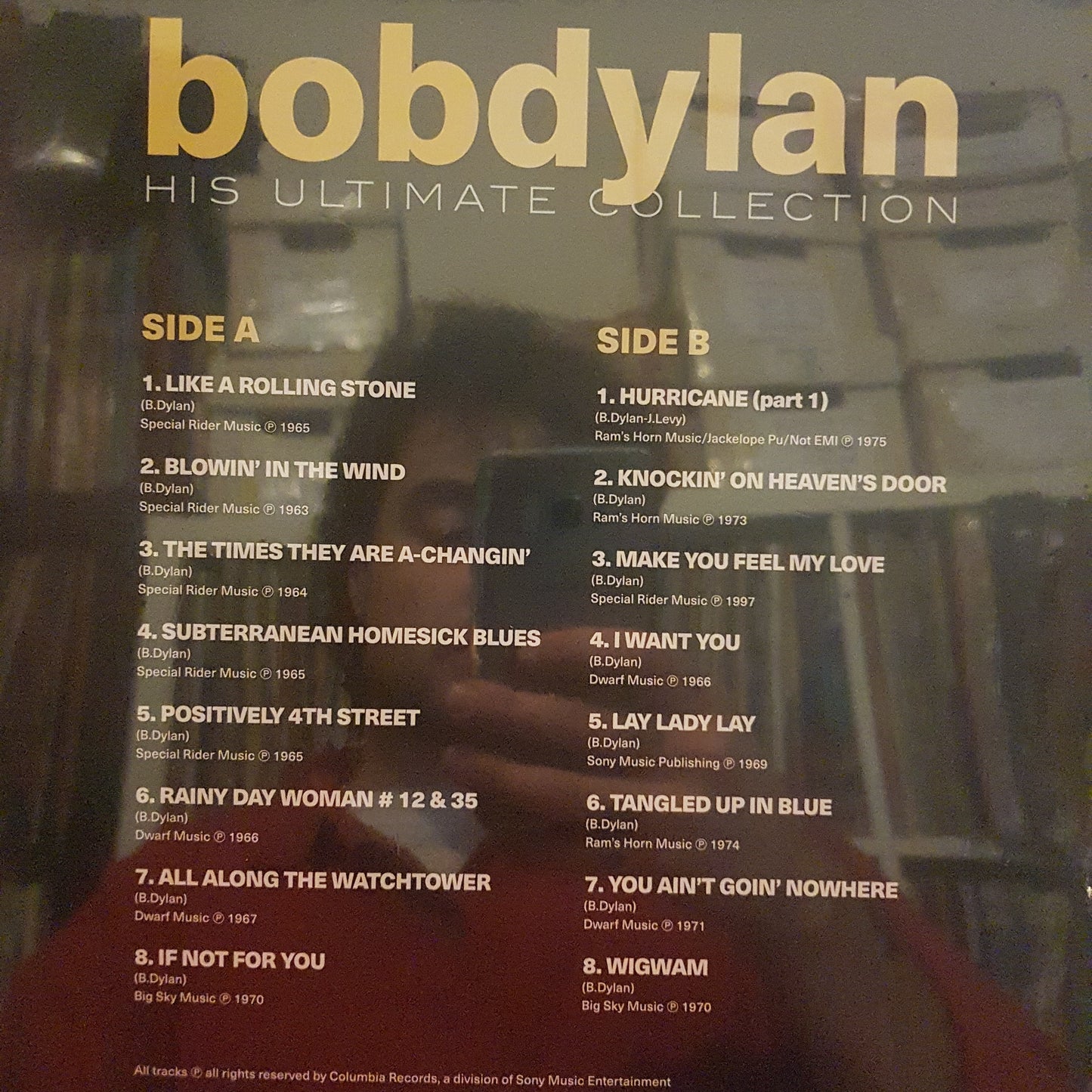 BOB DYLAN - HIS ULTIMATE COLLECTION VINYL