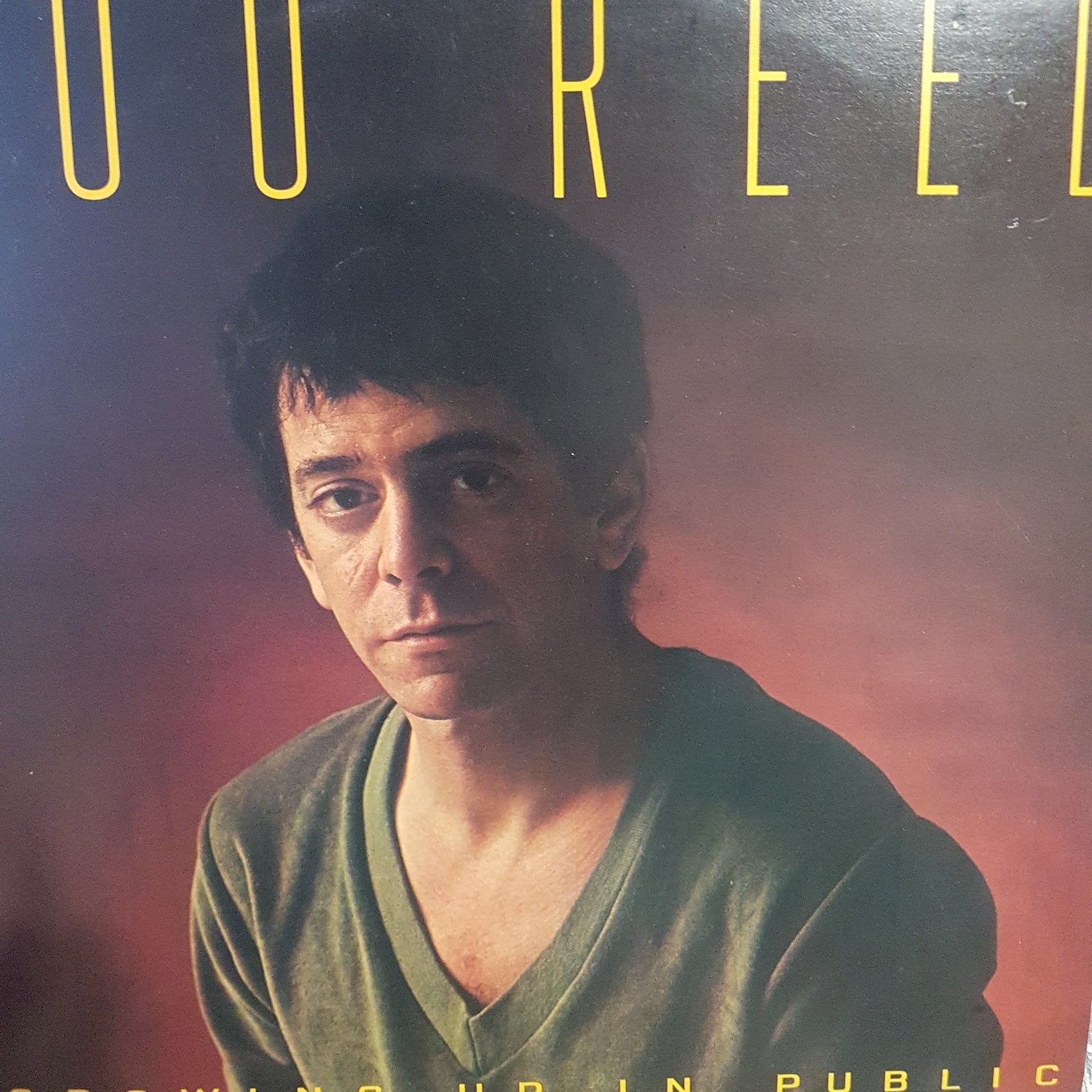 LOU REED - GROWING UP IN PUBLIC (USED VINYL 1980 US M-/EX-)