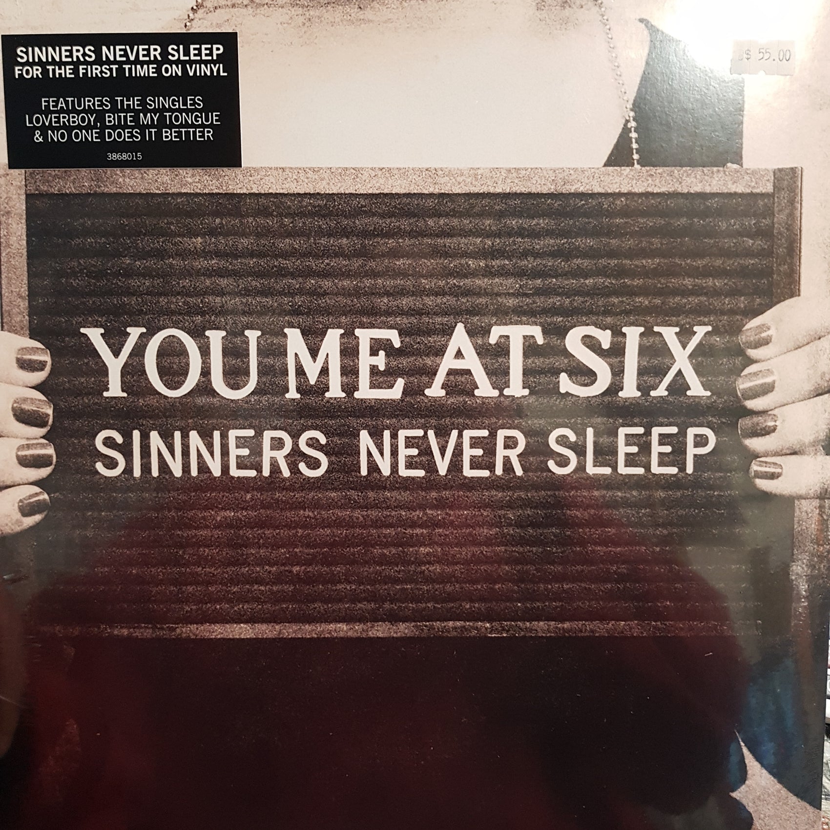 YOU ME AT SIX - SINNERS NEVER SLEEP VINYL