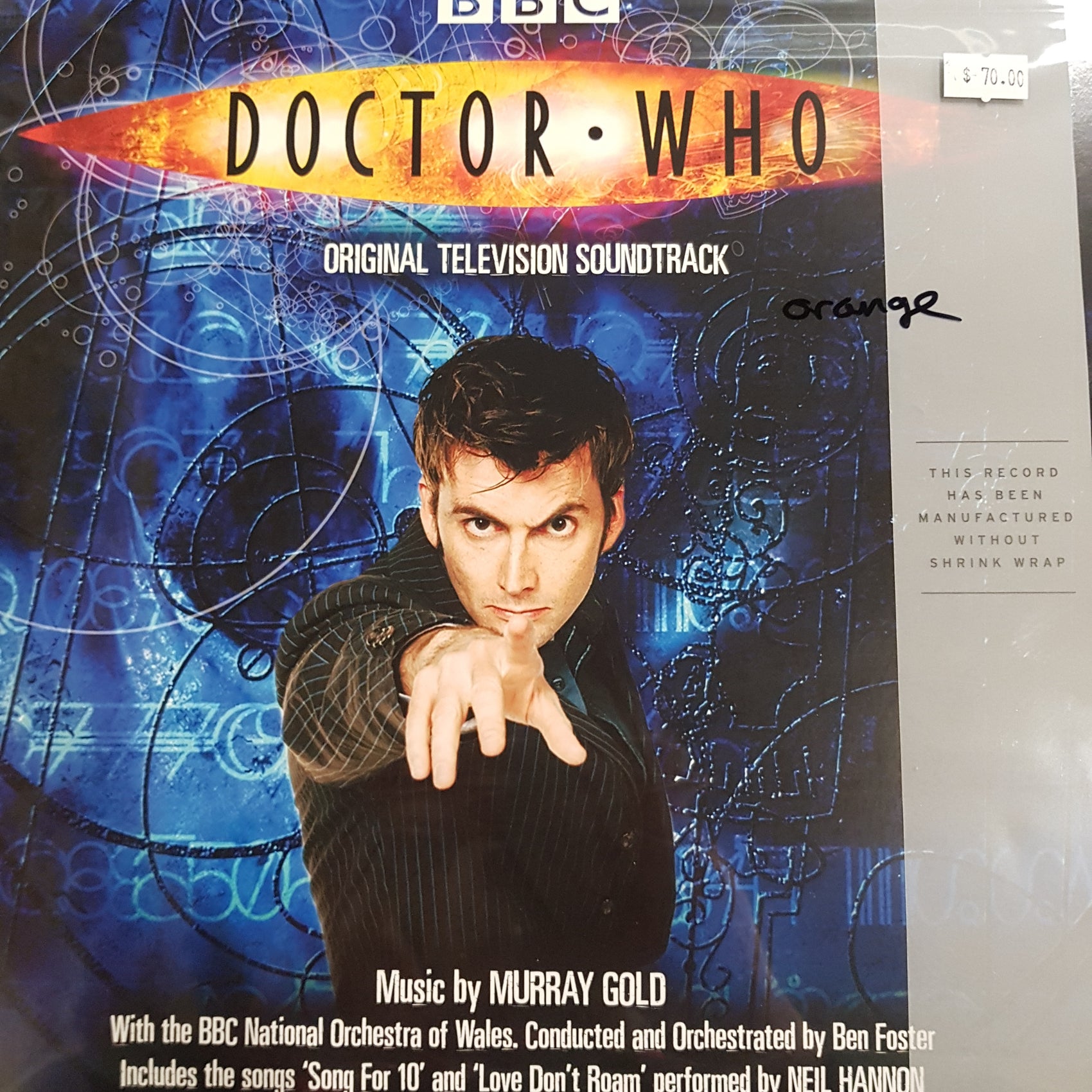 MURRAY GOLD - DOCTOR WHO O.S.T. (ORANGE COLOURED) VINYL