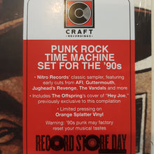 Load image into Gallery viewer, VARIOUS ARTISTS - PUNK ROCK TIME MACHINE SET FOR THE 90&#39;S: GO AHEAD PUNK, MAKE MY DAY (ORANGE SPLATTER COLOURED) VINYL JUNE RSD 2022
