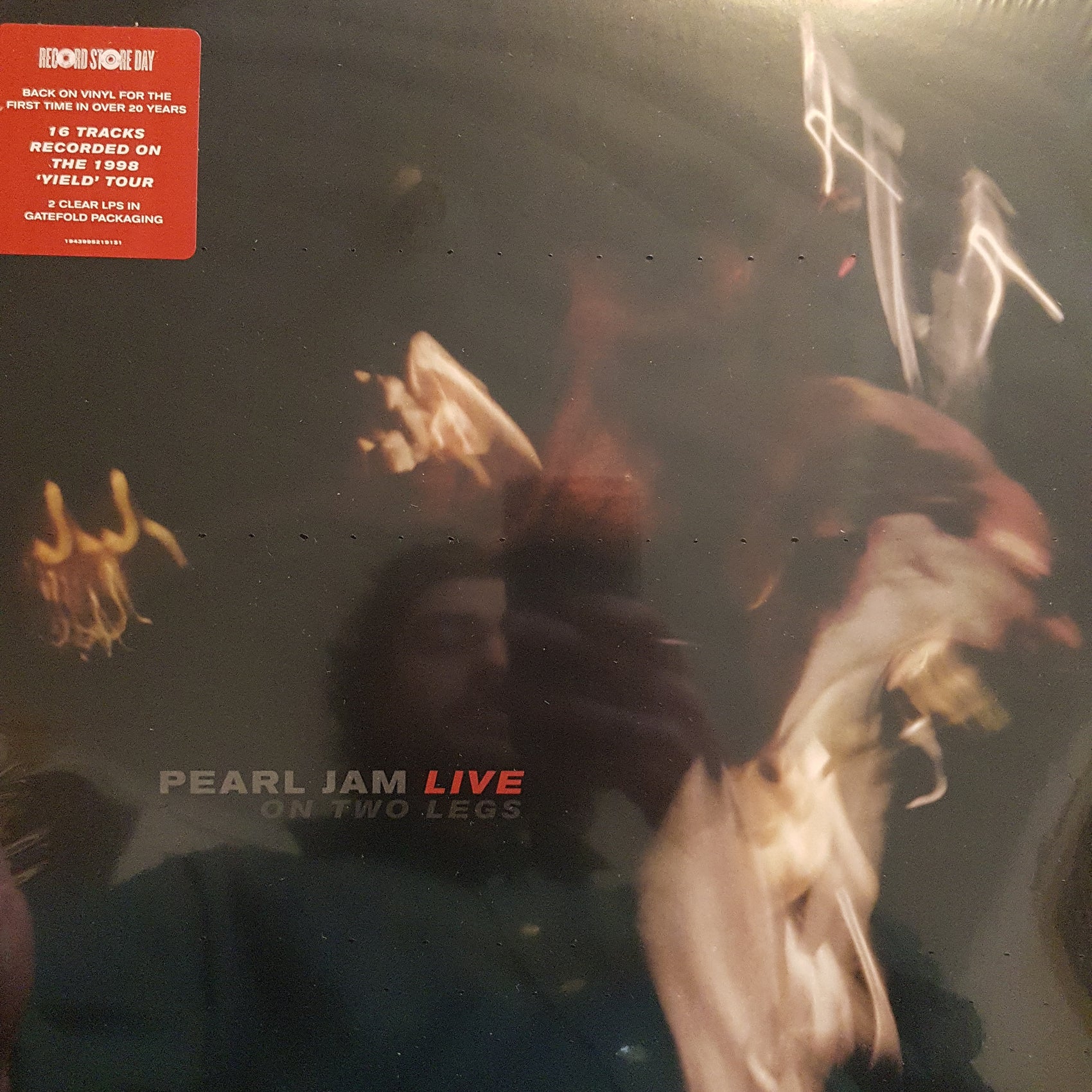 PEARL JAM - LIVE: ON TWO LEGS (CLEAR COLOURED) (2LP) VINYL JUNE RSD 2022